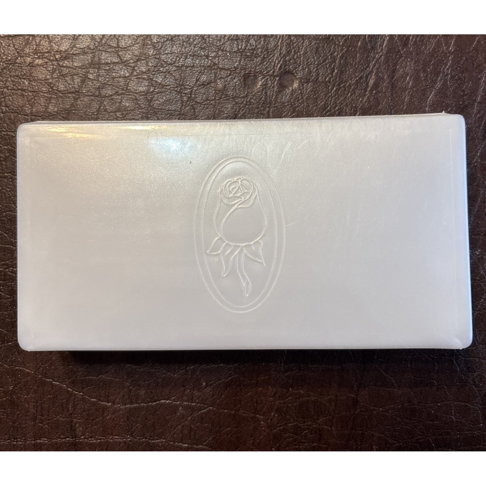 Vintage Playtex Feminine Towelettes Hygiene Plastic Case With Rose Emblem On Top